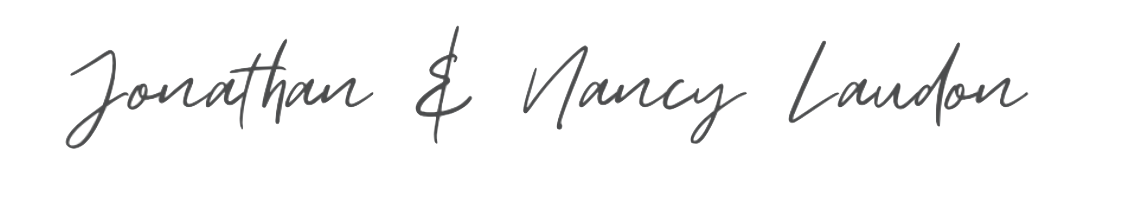 Signed, Jonathan and Nancy Laudon
