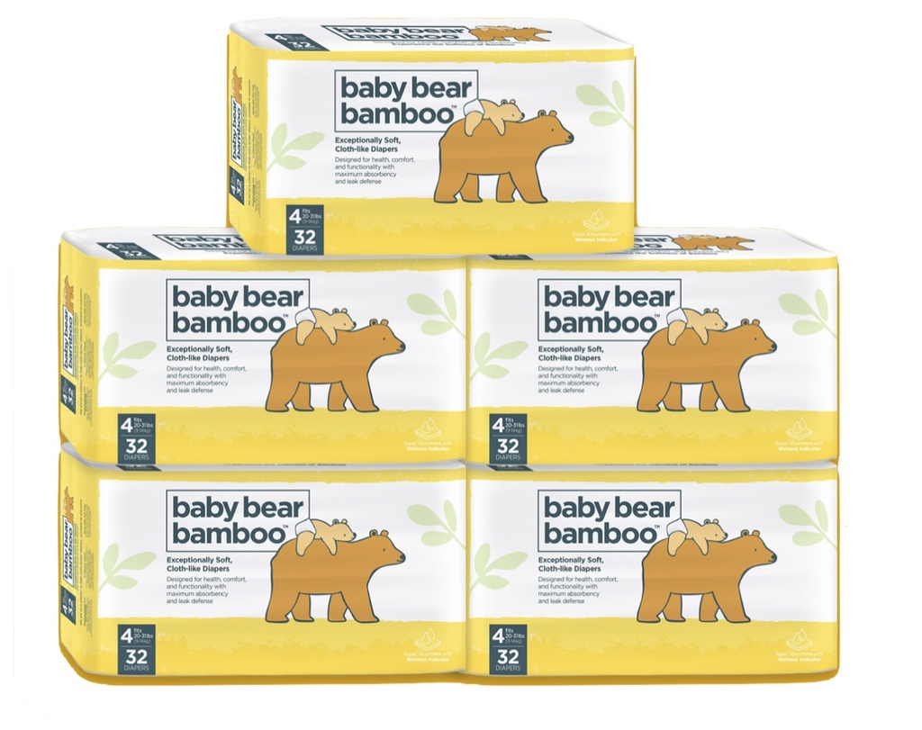 Baby Bear Bamboo diapers, Newborn
